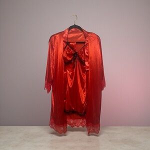 🌹004 INTMTS: Robe and nightgown size S